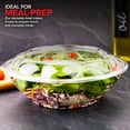 thumbnail image 6 of 10 Pack 64oz Disposable Plastic Salad Containers with Lids, Takeout Bowls, Stock Your Home, 6 of 7