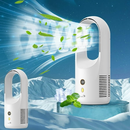

KKCXFJX Gift Fans Bladeless Fan Desktop Fan Dormitory Home Small Conditioning Fan USB Electric Fan Portable，for the fans Gift