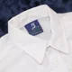 thumbnail image 5 of Camisa Escolar Manga Larga Blanca Infantil Uniforme Niños, 5 of 8