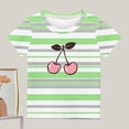 thumbnail image 1 of DecSea T-Shirt Respirant Unisexe d'Été pour Enfants Haut à Manches Courtes Col Rond Imprimé Lettre Décontracté pour Garçons, 1 of 3