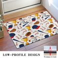 thumbnail image 3 of Baseball Elements and Trophies Pattern Door Rugs,Washable Non Slip Door Mats Indoor,Decorative Door Mats,Entry Mat Indoor for Entrance,Bedroom,Kitchen,Bathroom,16"x24", 3 of 6