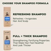 Dr. Squatch Full & Thick Mens Hydrating Shampoo, Thickening Natural Sulfate Free Shampoo for Men, Coconut Castaway, 11 fl Oz