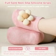 thumbnail image 2 of Baby Girl Socks with Non-Slip, Cute Flower Grippy Design Toddler Ankle Socks Gift for Newborn Babies Infants 4 Pairs, 2 of 6
