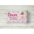 thumbnail image 2 of Ballet Dance Brunette Canvas Fabric Decorative Pillow, 2 of 3