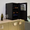 thumbnail image 4 of Koolatron 18 Bottle Wine Cooler, Dual Zone Freestanding Wine Fridge, 4 of 9
