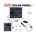 thumbnail image 5 of Bomba de aire portátil de silicio monocristalino para acuario solar de 20 W para exteriores Bomba de oxígeno para pecera Solar Pa, 5 of 5