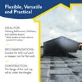 thumbnail image 5 of Builder's Best Galvanized Steel Roof Vent Cap with 4" Collar & Removable Screen, 5 of 9