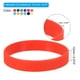 thumbnail image 2 of Pulseras de silicona Uxcell, pulseras de goma, bandas elásticas deportivas en blanco, paquete multicolor de 12, 2 of 7