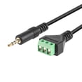 thumbnail image 3 of 3.5mm 3 Pole Male Plug To 3Pin AV Screw Audio Video Shield Free-Soldering 30cm, 3 of 6