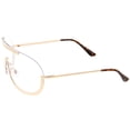thumbnail image 3 of Oversized Sunglasses For Women Single Lens One Piece Clear Lens Luxury Style, 3 of 11