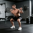 thumbnail image 2 of Soozier 154 lbs Barbell Weight Set, Adjustable Weights for Home Gym, 2 of 10