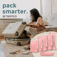 thumbnail image 7 of Compression Packing Cubes - Travel Organizers (Dusty Rose) by TRIPPED Travel Gear, 7 of 7