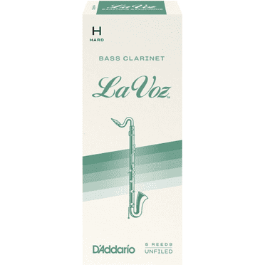 D'Addario La Voz Bass Clarinet Reeds 5-Pack (Hard)