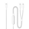thumbnail image 1 of Cable USB C Anker 2 en 1 USB C a USB C, 140 W, carga rápida, 1,2 m, 1 of 6