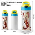 thumbnail image 6 of Hazbin Hotel Stainless Steel Insulated Water Cup for Boys Girls Leakproof Water Bottle with Flip-Flop Lid, 6 of 8