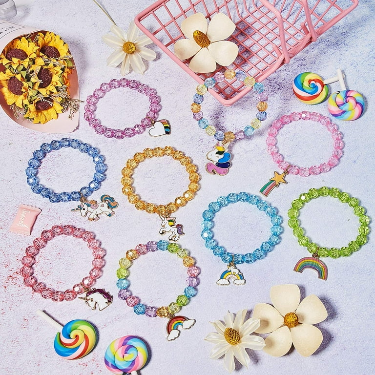 Unicorn bead bracelet deals