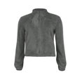 thumbnail image 4 of LOVZFMLL Vestes pour Femmes Décontractées d'Extérieur à Revers à Fermeture Éclair en Molleton à Manches Longues Chandail en Molleton Veste, 4 of 9