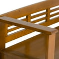 thumbnail image 6 of Simpli Home Adams SOLID WOOD 48 inch Wide Contemporary Entryway Storage Bench in Light Avalon Brown, 6 of 11