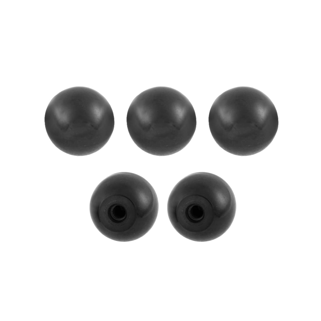 10 x Ball Knob m8 ø40mm Black-Steel Threaded Ball Head Lever Knob Gear Knob 