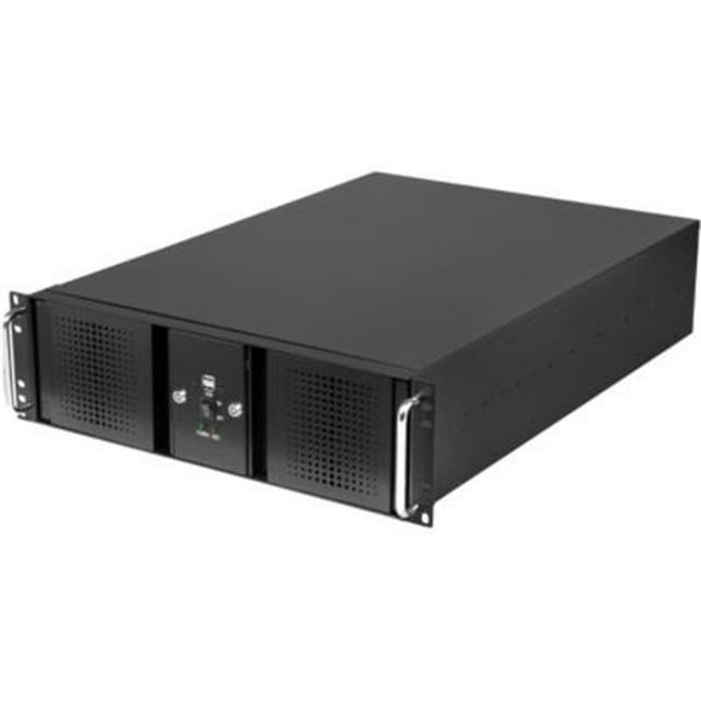 Athena Computer Power Corp. RM-DD3U36E808 3U Rackmount Black Steel Chassis