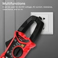 thumbnail image 2 of MAYILON High-Precision Digital Clamp Meter for AC/DC Voltage & Current, Resistance Measurement - Red HT206D Model, No Battery Included, 2 of 6