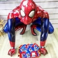 thumbnail image 5 of Decoraciones 3D de Spiderman para niños, globos de papel de aluminio de Los Vengadores, decoración para fiestas de cumpleaños, globos de aire, juguete de regalo para baby shower, 5 of 5