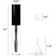 thumbnail image 4 of Paquete de 32 tubos de rímel vacíos de 10 ml con varita para pestañas, botella contenedora de crema para pestañas con inserciones de goma y embudos para aceite de ricino, cosméticos DIY, 4 of 5