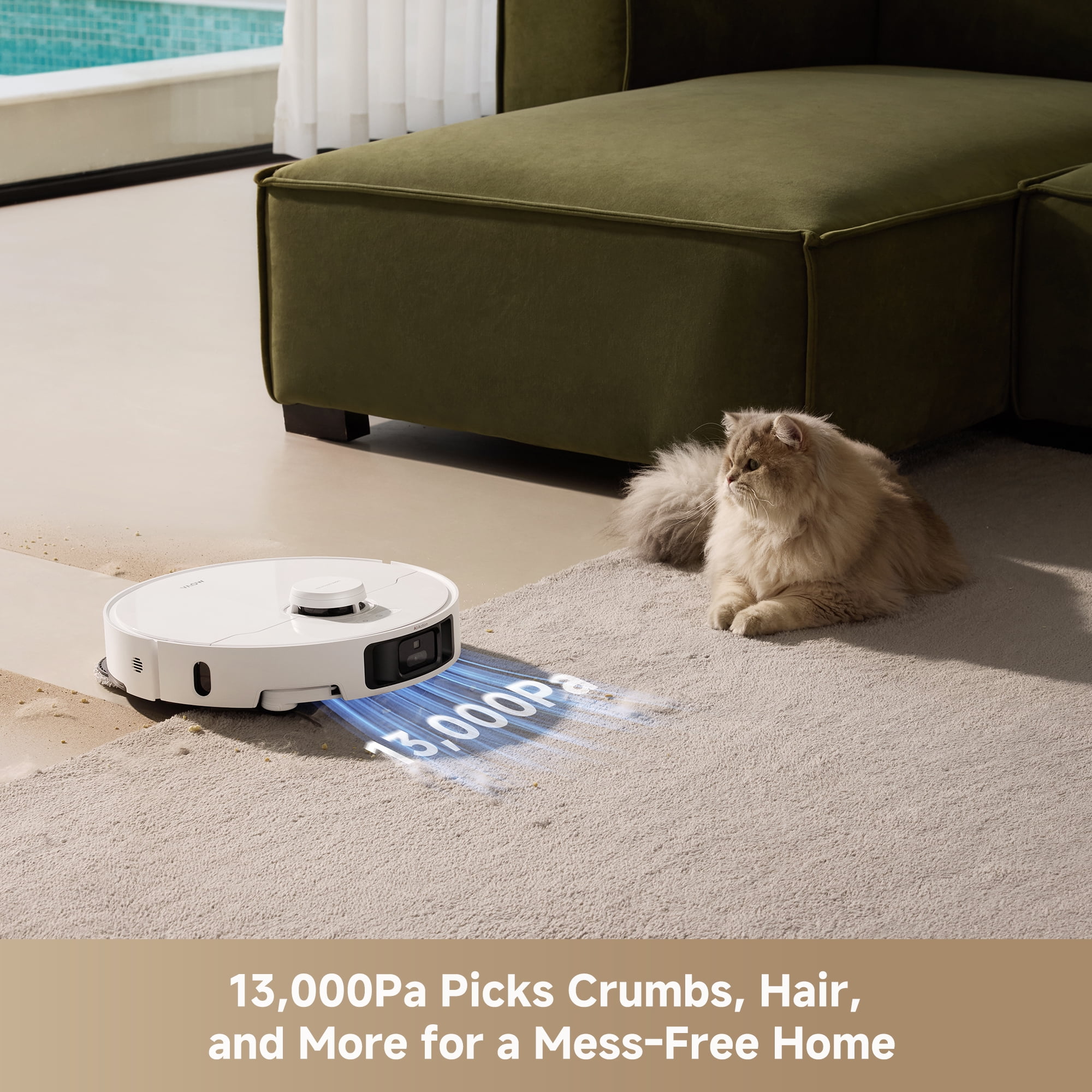 MOVA P10 Pro+ Ultra Robot Vacuum and mop Combo Cleaner, Self-Emptying, Self Drying&Cleaning, Dual Spinnig Mop
