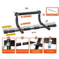 thumbnail image 4 of DZORUN Pull Up Bar for Doorway Upper Body Doorframe Chin-Up Bar Core Fitness Workout Strength Equipment Indoor Adjustable Trainer for Home Gym(Black), 4 of 7