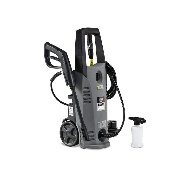 All Power 1600 PSI 1.6 GPM Electric Pressure Washer With Hose Reel for House Garage Vehicle and Outdoor Cleaning APW5005