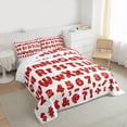 thumbnail image 3 of Castle Fairy 3-Piece Queen Size Comforter Set - Personalized Initial Cartoon Number Print, 3 of 8