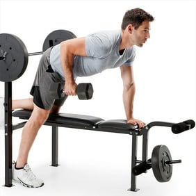 Marcy Pro Mkb 2081 Home Gym Standard Weight Bench W 80 Pound