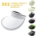 thumbnail image 1 of Visera Gorro Deportivo Protector Solar Y Rayos UV | para Exteriores Hombre/Mujer (Blanco/Negro) MIMA 2 Moderno, 1 of 5