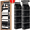 Black, variant on VOZOGO Over The Door Storage, 14 Pockets Hanging Door Organizer with 4 Large Capacity Pockets and 8 Mesh Pockets,2 Clear Pockets Behind Door Storage for Bedroom, Bathroom, Pantry, Nursery