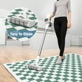 thumbnail image 5 of Chair Mat for Hardwood Floor Green Checkered 36"x48" Computer Gaming Chair Mat Anti-Slip Office Rugs Floor Protector for Rolling Chairs Under Desk Rug for Home Office, 5 of 7