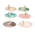 thumbnail image 4 of Color Mixing Palette Ring, Exquisite Easy Cleansing Smoothing Surfaces 6pcs Gold Edges Resin Nail Art Palettes Rings  for Tattoo Pigment, 4 of 7