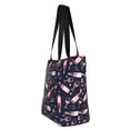 thumbnail image 4 of Kll Tote Bag For Women Love Wine Print Shopping Grocery Reusable Bags For Office School Shopping Travel, 4 of 8