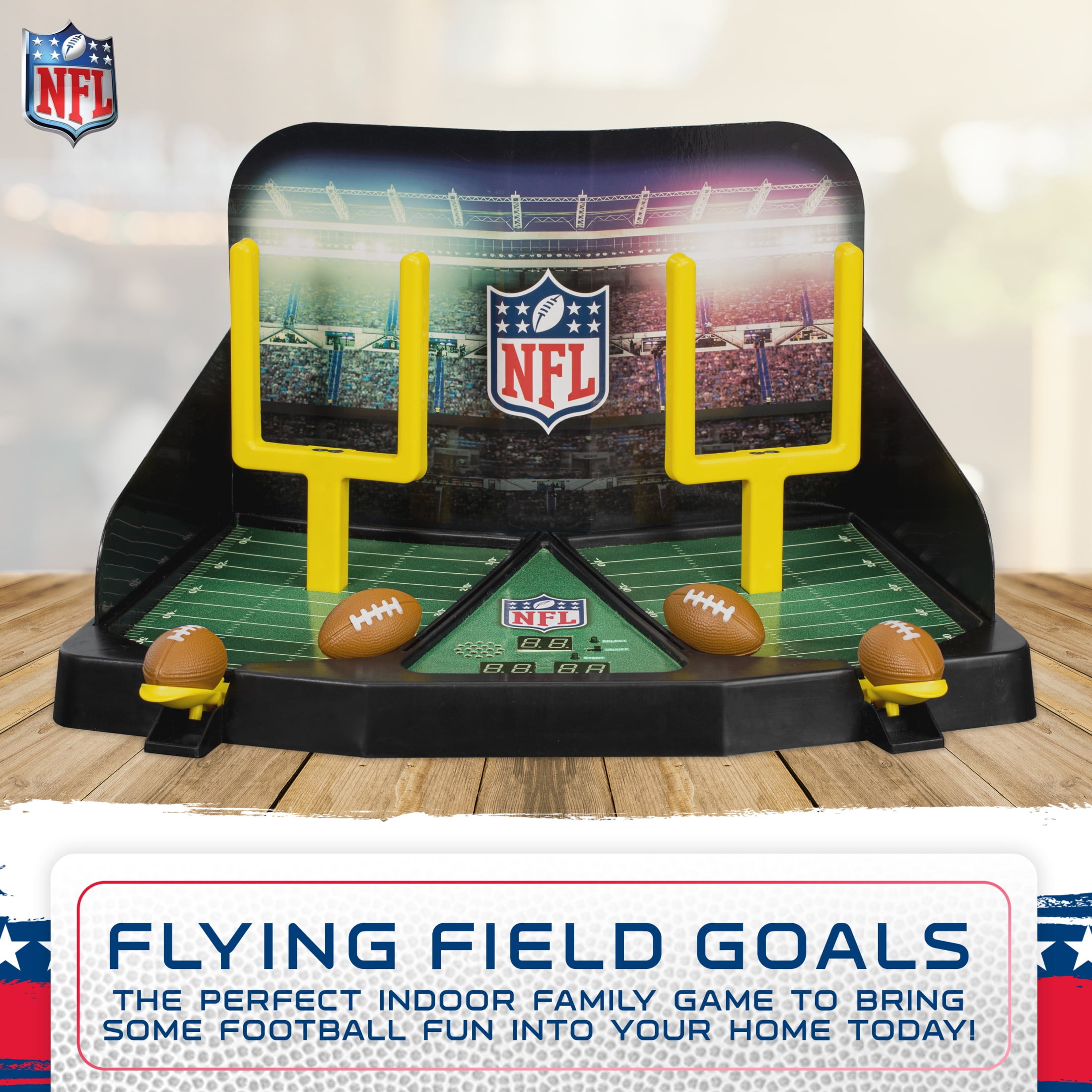 Franklin Sports Mini Football Field Goal Tabletop Game - Flying