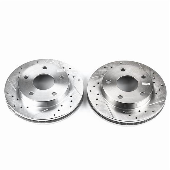 Power Stop AR8729XPR Evolution Drilled & Slotted Rotors -Front Fits 1998 Dodge Ram 1500