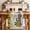 Beige Yellow, variant on Cute Pig Table Runner - 36 Inch Long County Sunflowers Truck Farmhouse Black White Plaid Cotton and Linen Blended Dress Scarves Farmhouse Table Runner for Kitchen Dining, Coffee Table, 13" x 36"