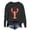 Black, variant on Women's Sweatshirt Lobster Graphic Crew Neck Long Sleeve Pullover Cottagecore Streetwear Casual Top