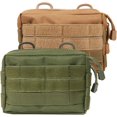 thumbnail image 1 of MOLLE Pouches - 2 Pack Tactical Compact Water-Resistant Utility Gadget Gear EDC Pouch, 1 of 7