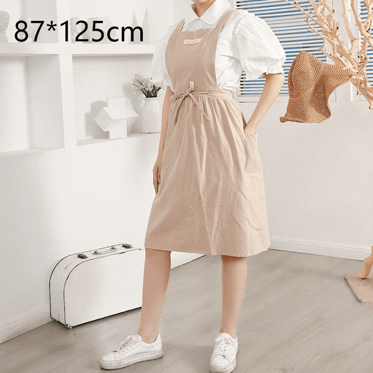 knee length dresses for ladies Artisan Apron dress main image 1