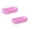 Pink-2Pcs, variant on Fence Shaped Planter Box for Outdoor Plants, 12.6"x6.3"x4.1" Rectangular Plastic Flowerpot, Window Box Planter for Balcony Vegetable Succulent Gardening, Fencing Railing Decoration