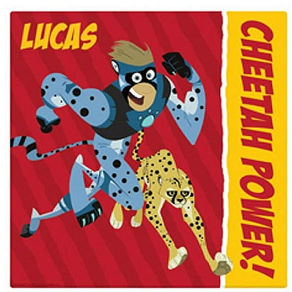 Personalized Wild Kratts Cheetah Power 16" x 16" Canvas Wall Art