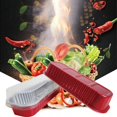 thumbnail image 2 of Disposable Aluminum Foil Tin Box, Aluminum with Lid Rectangular Tin Foil Packing Box, Baking, Meal Prep, 2 of 7
