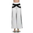 thumbnail image 5 of SBYOJLPB Flash Pick Womens Pants Women Patchwork Bell Bottoms Flare Trousers Mid Waisted Wide Leg Yoga Pants Rollbacks, 5 of 8