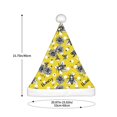 thumbnail image 3 of Cauagu Honeybee for Adult Christmas Hat,1-Pack Xmas Holiday Hat Santa Hat for Women & Men Festive Headwear Accessories Fit for Christmas/New Year/Party, 3 of 6