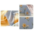 thumbnail image 4 of RKSTN Drap de Lit en Polyester Floral Frais Drap de Lit Simple Drap de Lit Doux pour la Peau Drap de Lit Double, 4 of 5