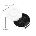 thumbnail image 3 of OAVQHLG3B Wireless Earbuds Bluetooth In Ear Light-Weight Headphones Built-in Microphone Immersive Premium Sound With Charging Case, 3 of 5